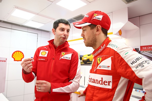 Guy Lovet e Sebastian Vettel 
