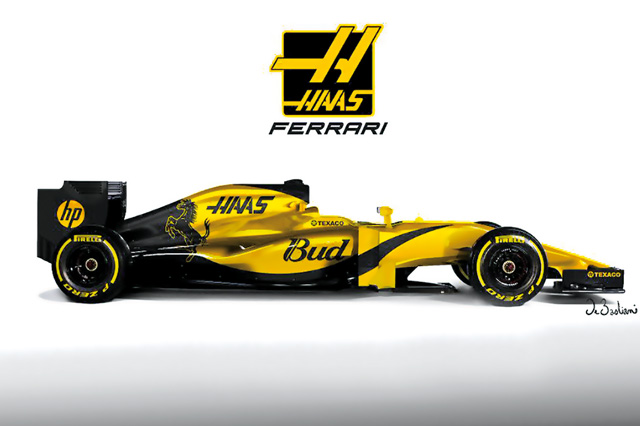 Haas-F1-disegno