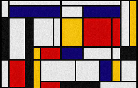 Obras famosas de Mondrian invadem o CCBB. 