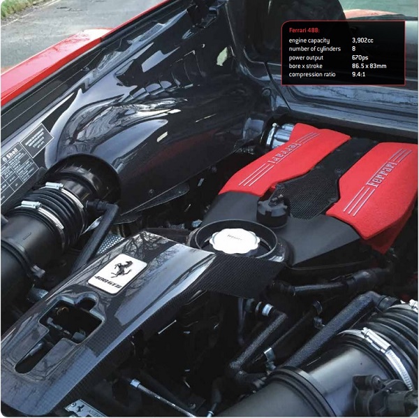 Ferrari 3,9 dois turbos, 670 cv, Motor do Ano