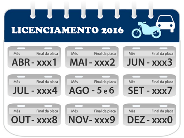Licenciamento_Calendário 2016