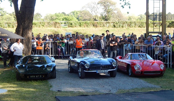 Trio vencedor Autoclasica 2016: Ford GT 40 (e) BMW 507 e Ferrari 250 Le Mans 1966